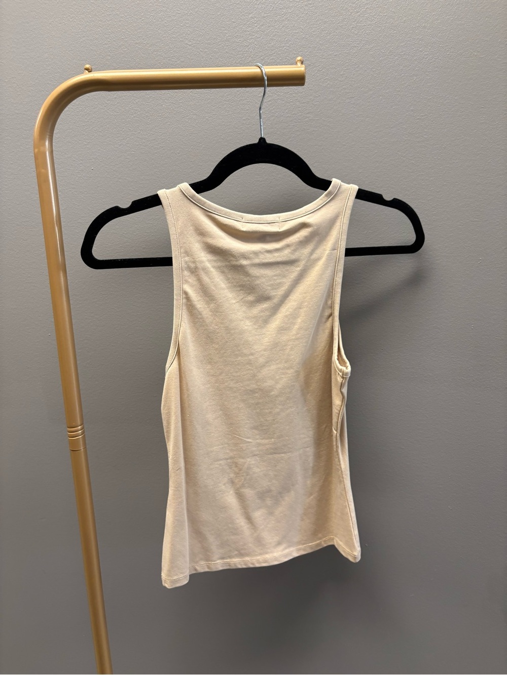 WeWoreWhat Cream Ribbed Tank Top - Picture 2 of 2